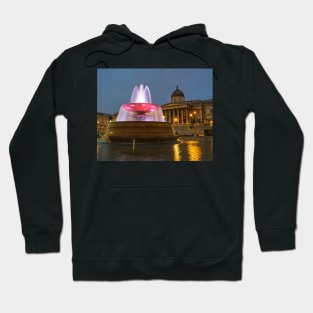 Trafalgar Square London UK Fountain United Kingdom Hoodie